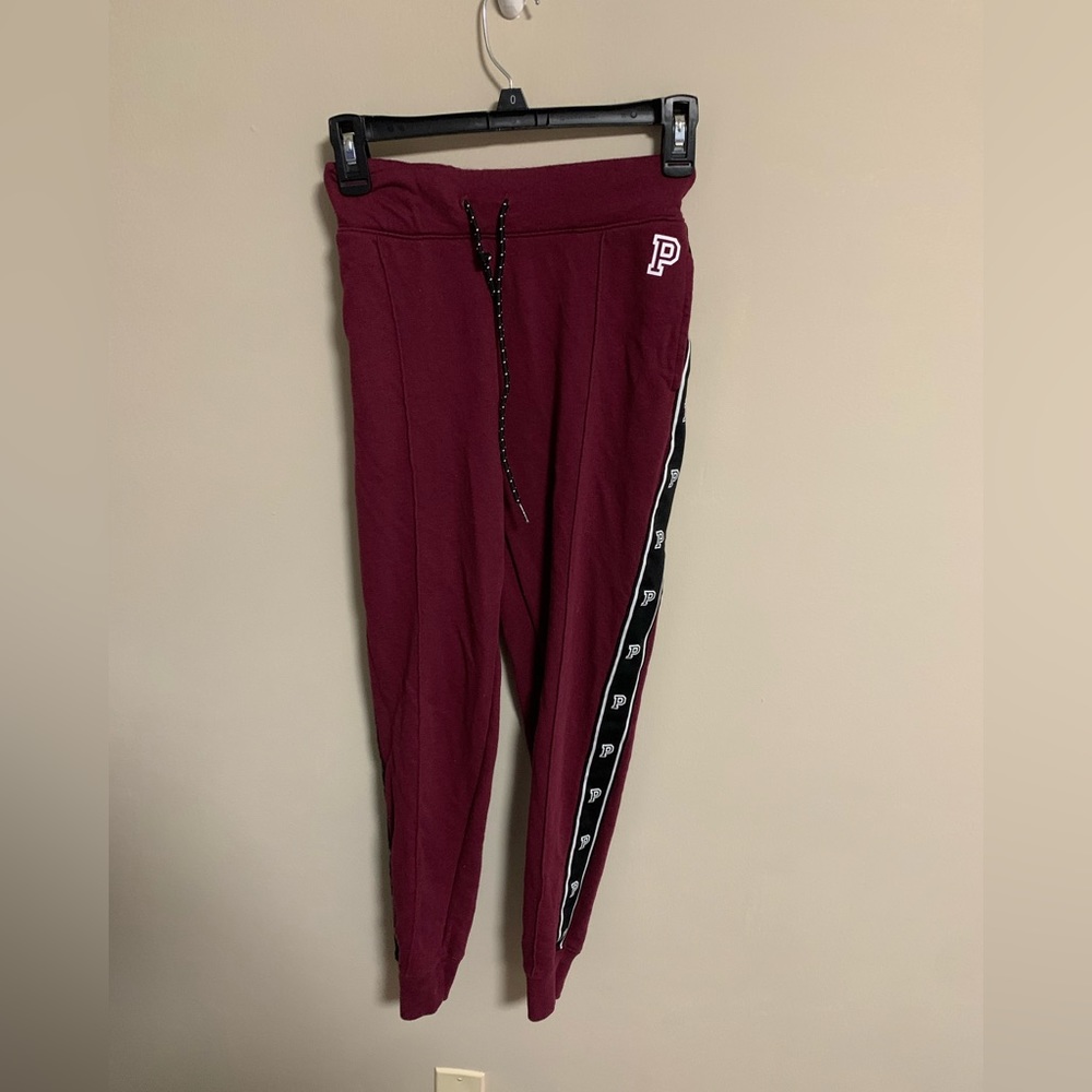 Pink sweat pants